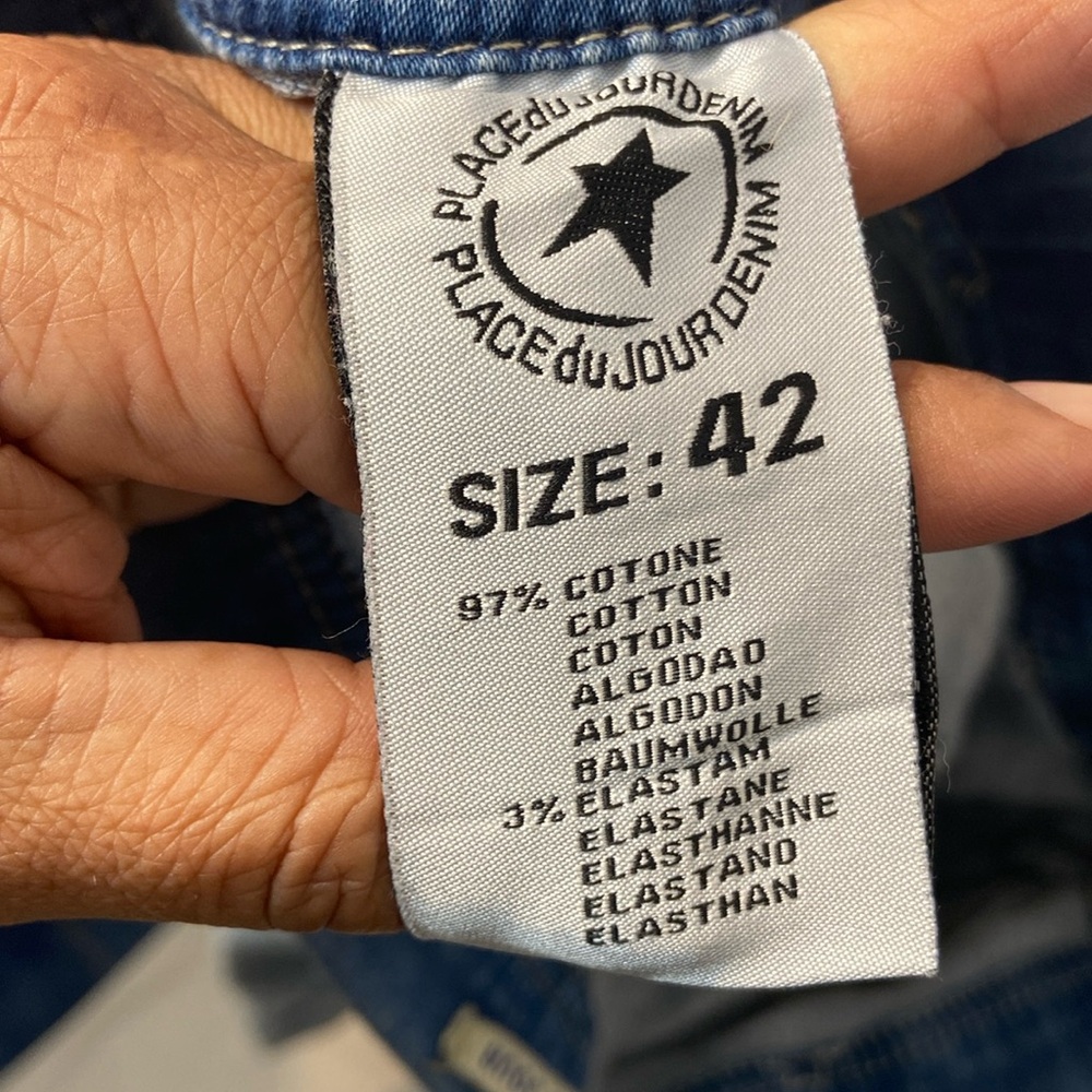 Place Du Jour Women's High Waist Jogger Jeans Size XL - Picture 9 of 10